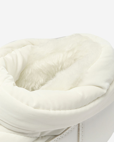 Royalfashion Naiste liibuvad lumesaapad valge värvi Ademra