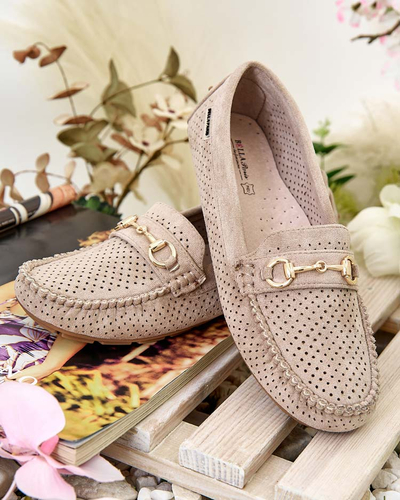 Royalfashion Women's openwork moccasins Mill