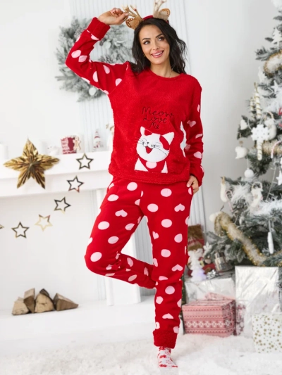 Royalfashion Women's pajamas with a kitten