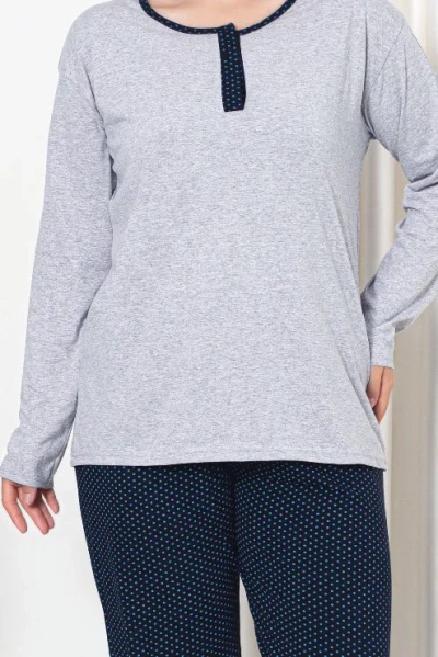 Royalfashion Kvinnur Bomull 2-Stykki Pobbabhli PLUS STærð