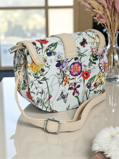 Royalfashion Women's Small Floral Eco-Leather Handbag Ori Elle