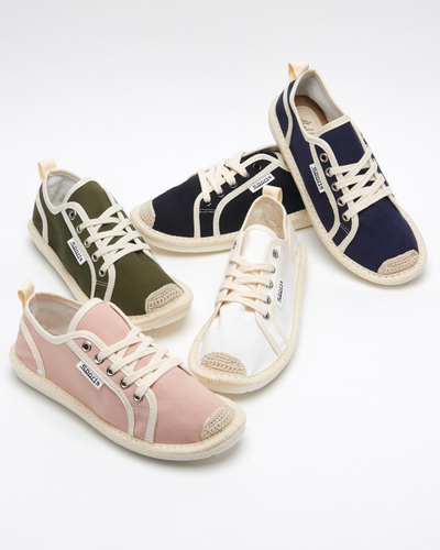 Black Mokida woven women's sneakers - Footwear