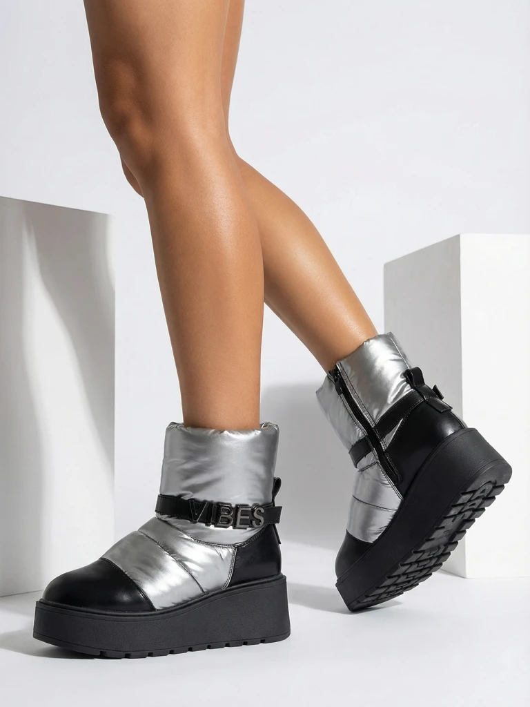 Royalfashion Kvinnor's Snön Stövlar Figior