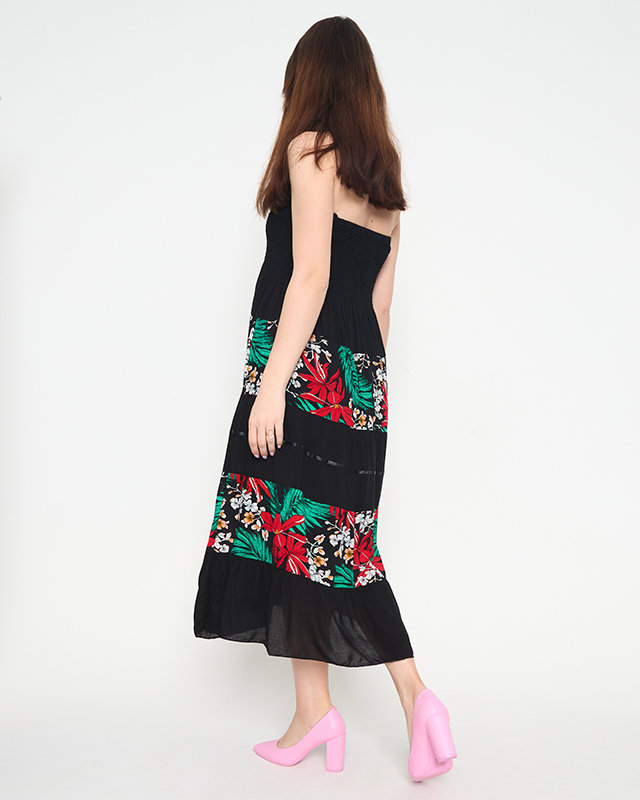 Naiste must lilleline midikleit - Riietus