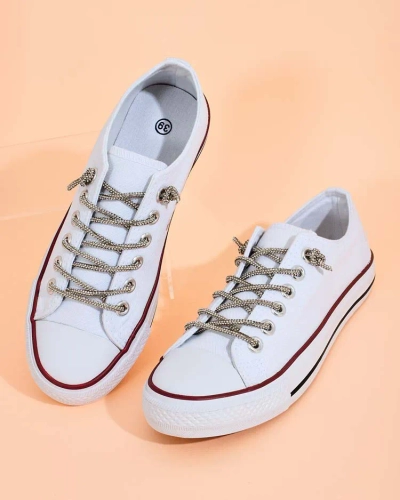 Royalfashion Women's sneakers with decorative laces Timi