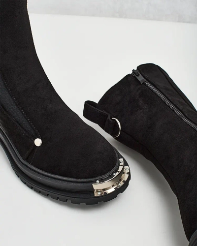 Royalfashion Naiste öko-mokkamoe saapad Homni