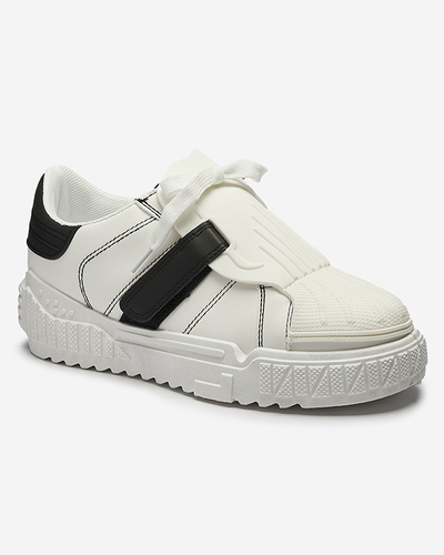 Mustad ja valged naiste spordijalatsid kummist sisetaldadega Inika - Jalatsid