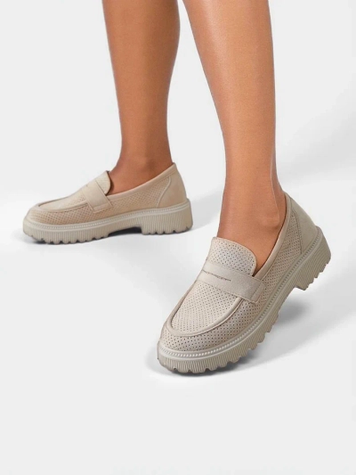 Royalfashion Naiste ökosuede mokasiinid Dunes