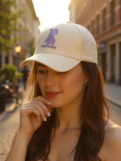 Royalfashion Cap with Rabbit Wink Patch