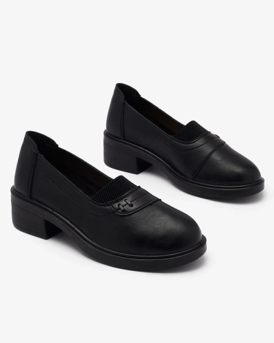 Royalfashion Black women's moccasins Nasannae