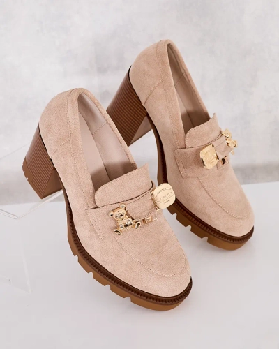 Royalfashion Women's high stiletto moccasins Nezii