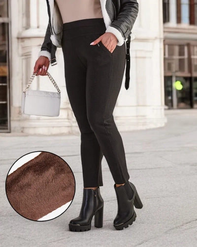 Royalfashion Warmed naiste teggings püksid PLUS SIZE