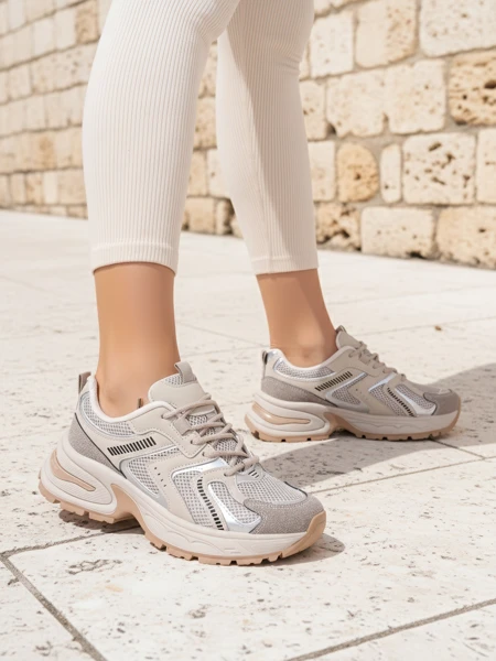 Aurelia Luna naiste Royalfashioni paeltega kreemikad tossud