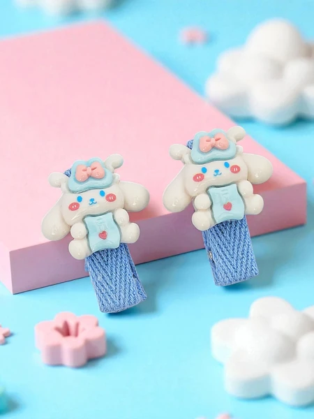 Armsad laste juukseklambrid loomaga