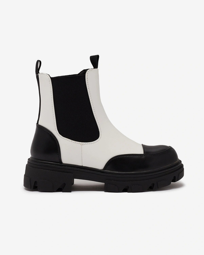 Royalfashion Белые женские сапоги Userrus