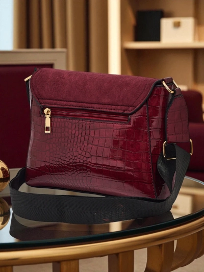 Väike naiste käekott pressitud ökonahast Narelle