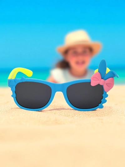Royalfashion Bunny Shine laste päikeseprillid kaunistustega