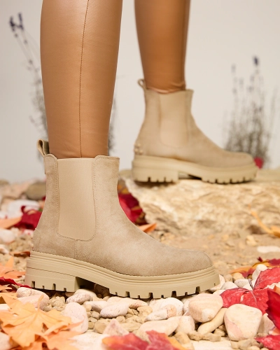 Royalfashion Beežid naiste isoleeritud Comfy Walk saapad