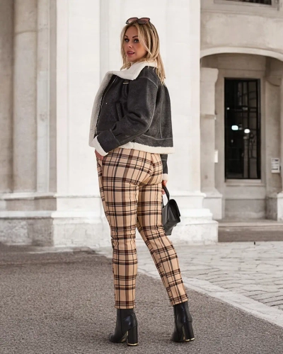 Royalfashion Warmed naiste teggings püksid PLUS SIZE