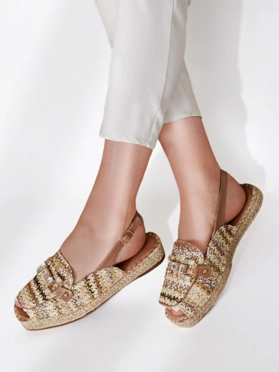 Royalfashion Women's espadrilles with open toe