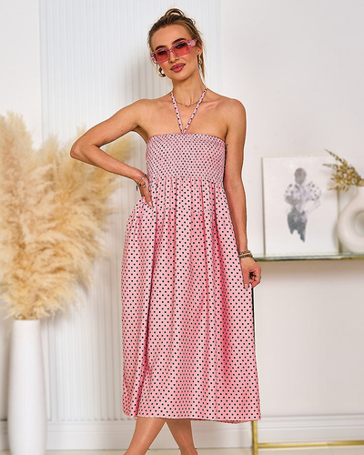 Royalfashion Women's knee-length polka dot dress
