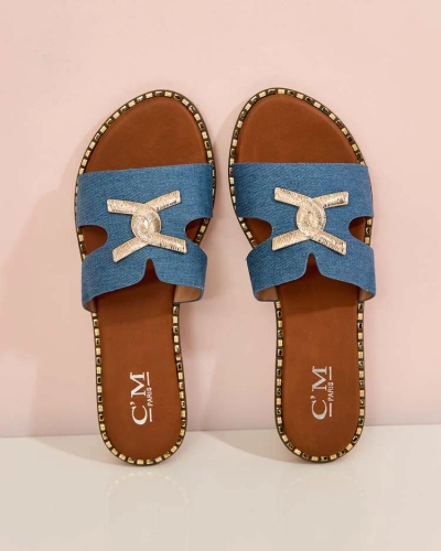 Royalfashion Naiste Ovore lamedatallalised flip-flopid