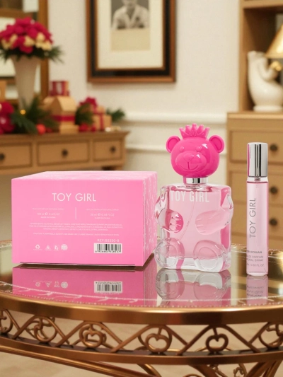 Inspired Perfumed Water and Women's Perfume Set Toy Girl Pink