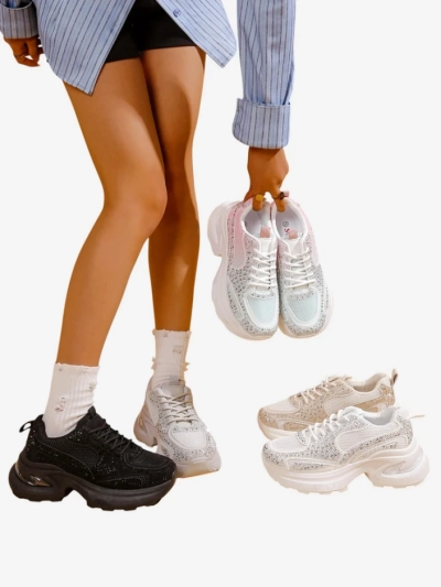 Royalfashion Naiste spordijalatsid rhinestone'idega Bloss