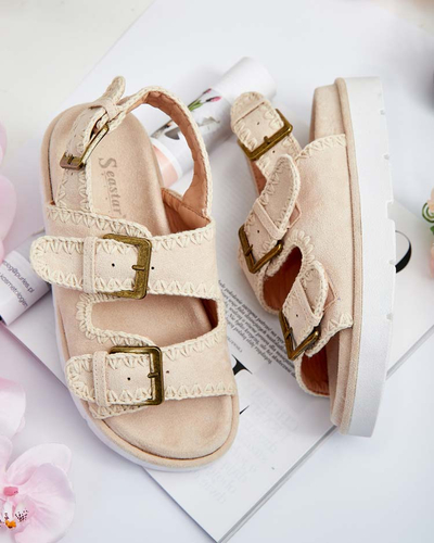 Royalfashion Naiste Lunnay eko veluursandaalid