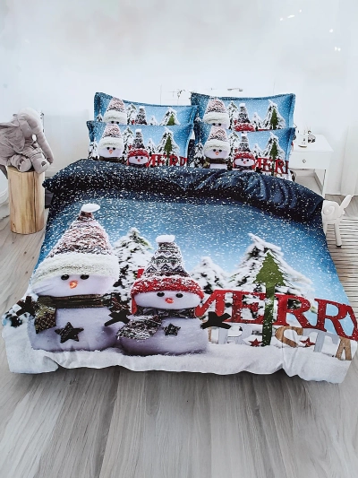 Royalfashion Jólabeddekju 200x220 sett 4-PIECE