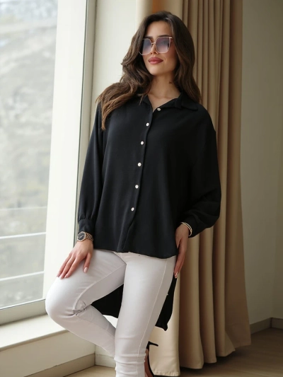 Royalfashion Long women's oversized shirt