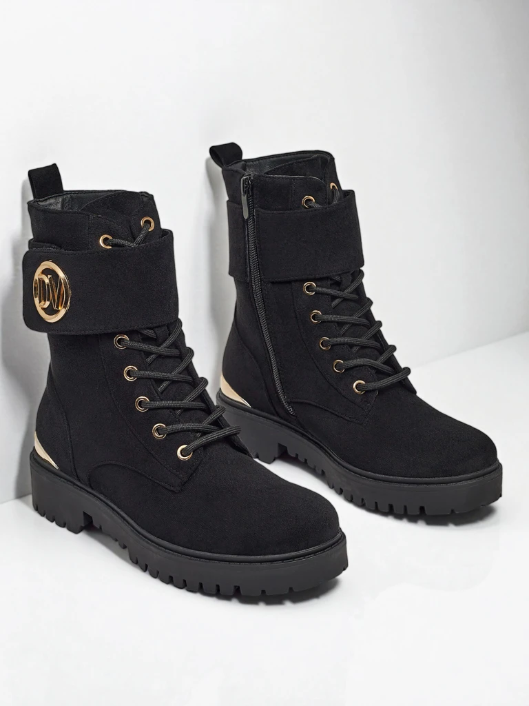 Women's Worker Boots with Embellishments Lorice