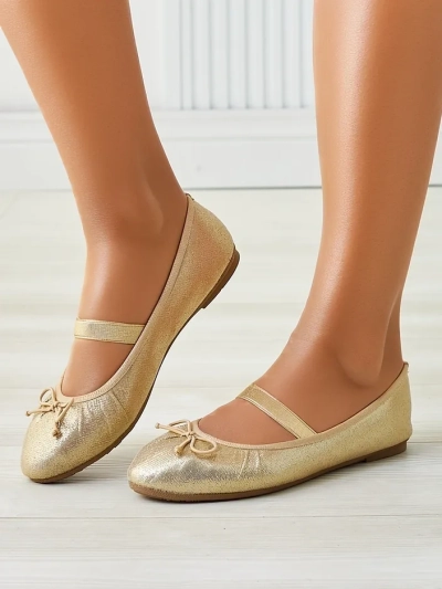 Royalfashion Särav naiste baleriinad, millel on pael ja elastik Safte