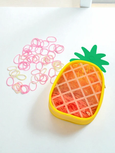 Royalfashion Multicolor Pineapple Silicone Elastics