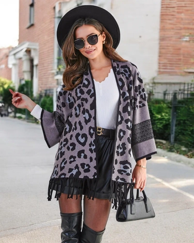 Royalfashion Women's poncho with print