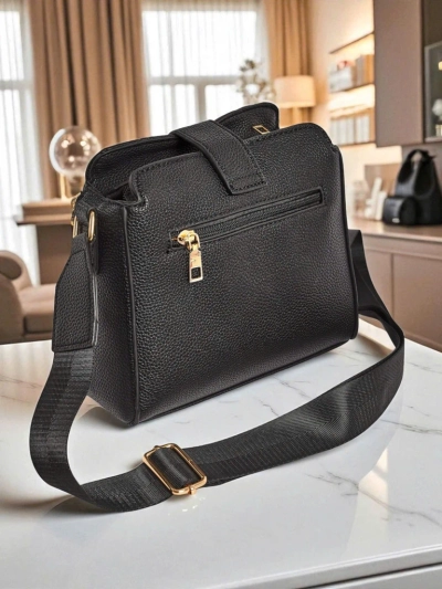 Elegantne must Demetra naiste käekott ökoloogilisest patendinahast