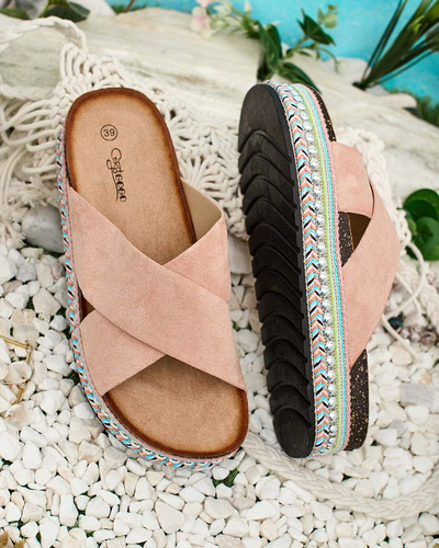 Royalfashion Naiste flip-flopid lameda tallaga Tomlla