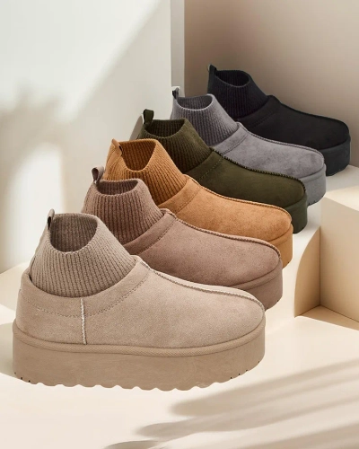 Royalfashion Korta kvinnors snö stövlar a'la snö stövlar Vevello