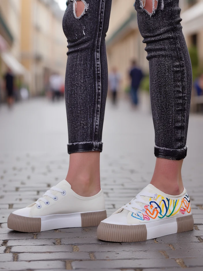 Royalfashion Naiste tenniset südame printiga Sercess