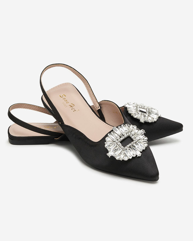 OUTLET Black ballerina slippers Etalli. Footwear
