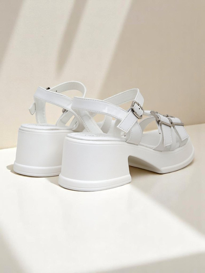 Royal Fashion Women's Low Block Heel Sandals Otteze