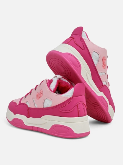 Royalfashion Women's Sports Sneakers on a Thick Sole Velocity