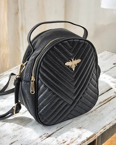 Royalfashion Small women's eco-leather backpack