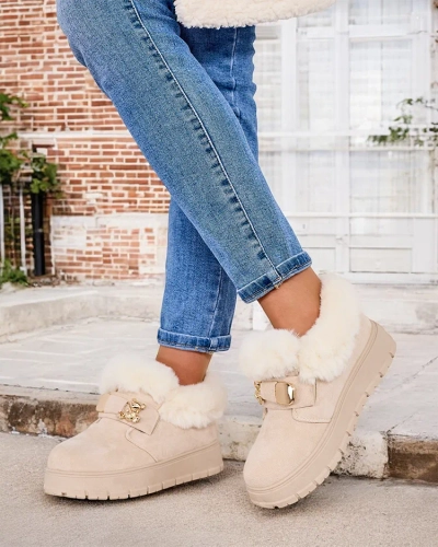 Royalfashion Naiste lühikesed saapad a'la lumesaapad Dobis