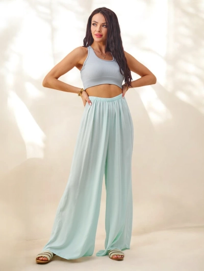 Прямые брюки из вискозы Royalfashion для женщин, ткань