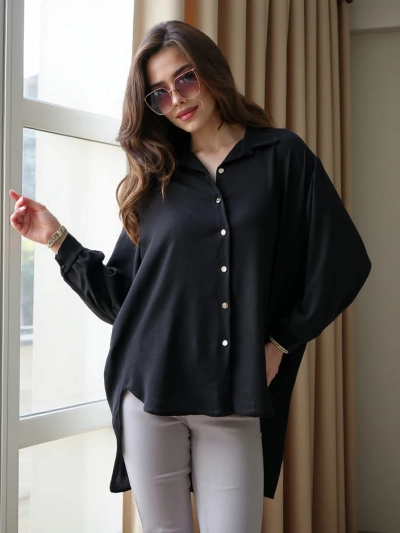 Royalfashion Long women's oversized shirt