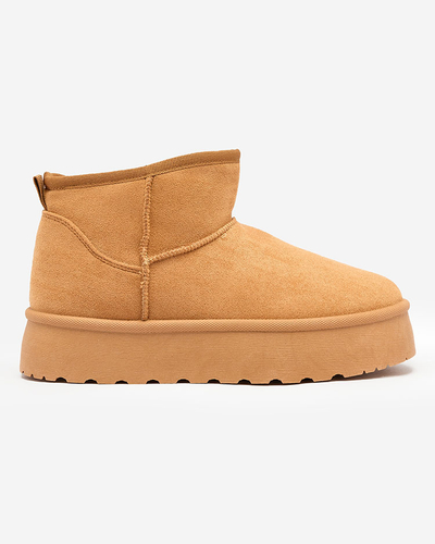 Royalfashion Brown women's platform snow boots Ersinella