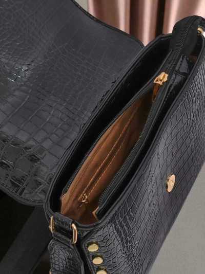 Royalfashion Patent Small Women's Faux Leather Handbag Nexa Vale