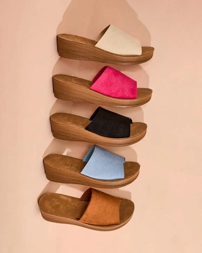 Royalfashion Naiste Saffil madala kontsaga flip-flopid