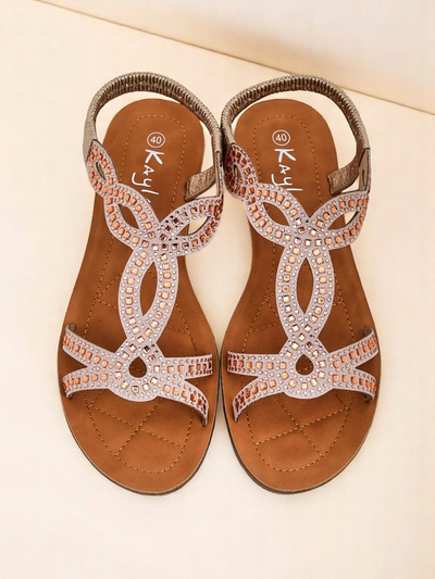 Royalfashion Naiste sandaalid dekoratiivsete rihmadega Lola Grace